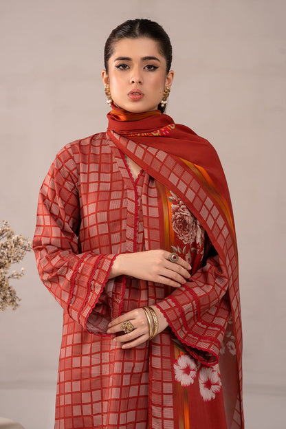 Charizma - 3-PC Printed Staple Shirt with Staple Dupatta and Trouser NYS4-06