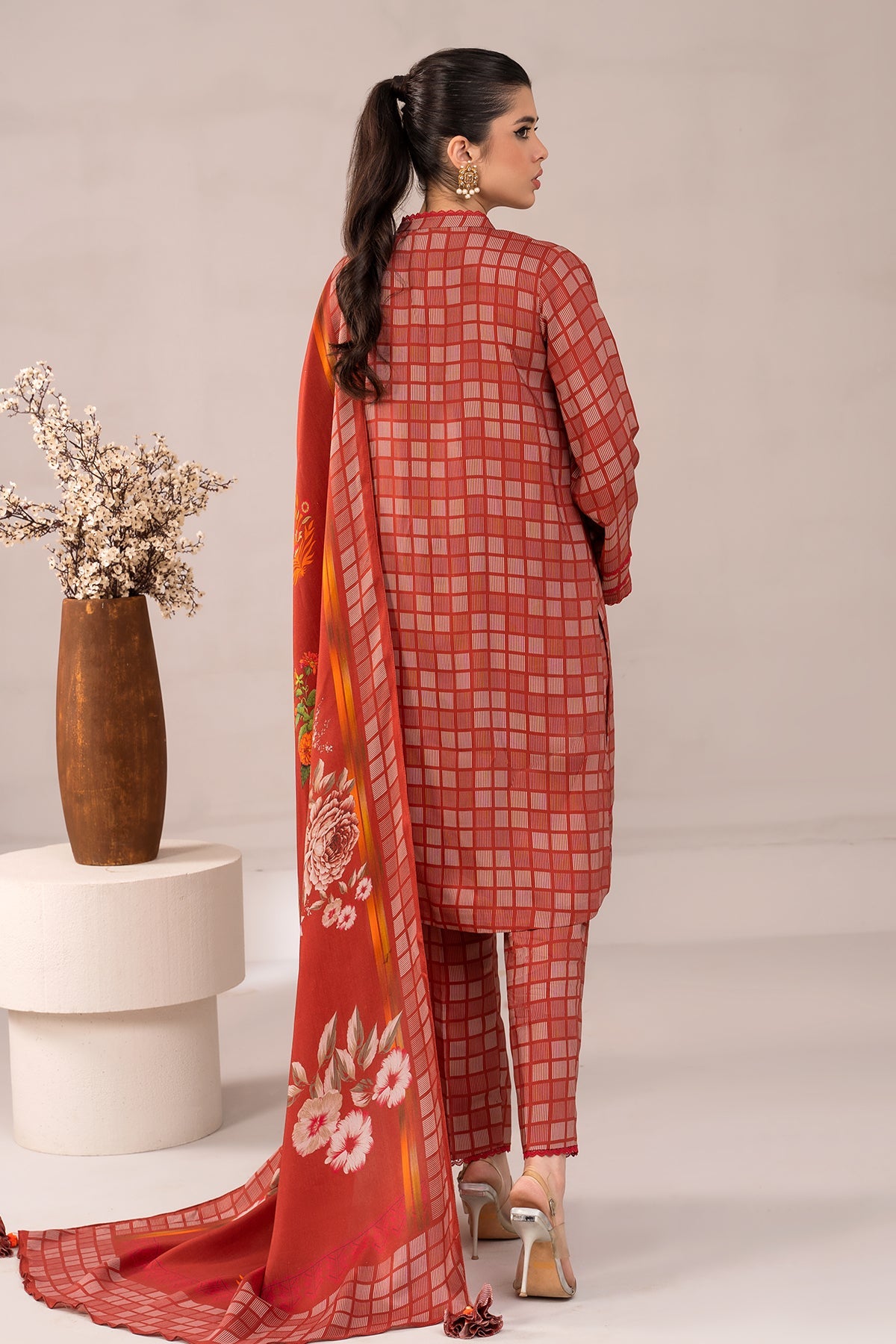 Charizma - 3-PC Printed Staple Shirt with Staple Dupatta and Trouser NYS4-06