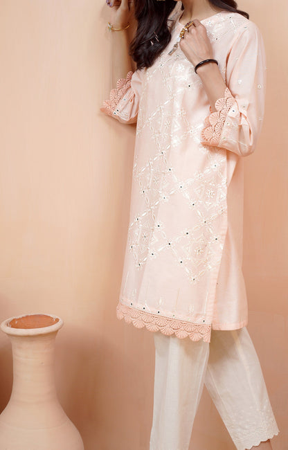 Hareer - PINK FIESTA - EMBROIDERED SHIRT