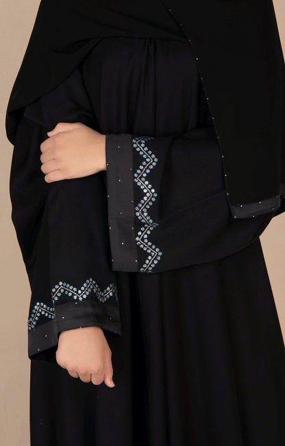 Hareer - Wave Cuff Abaya