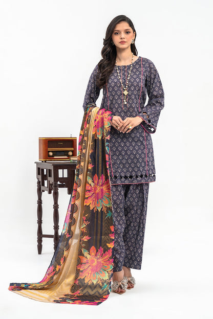 Charizma - 2-PC Printed Cotton Shirt and Trouser CPM-3-293