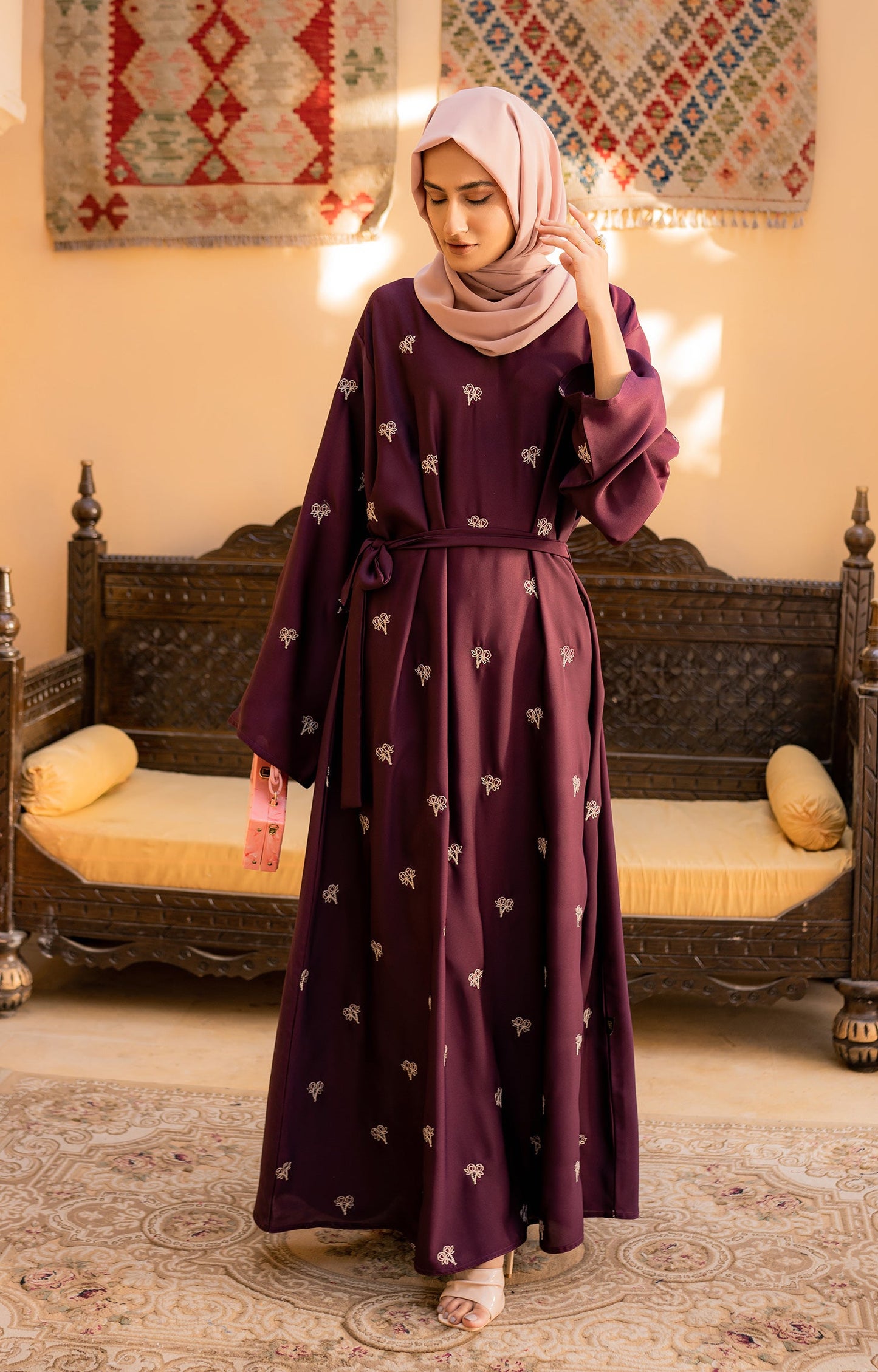 Hareer - WINE BLOOM MAXI ABAYA