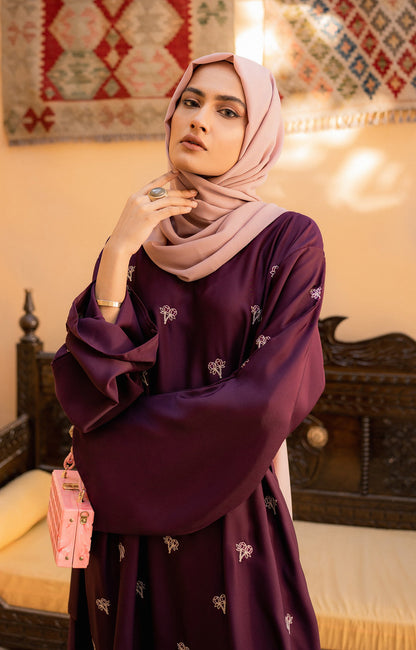 Hareer - WINE BLOOM MAXI ABAYA