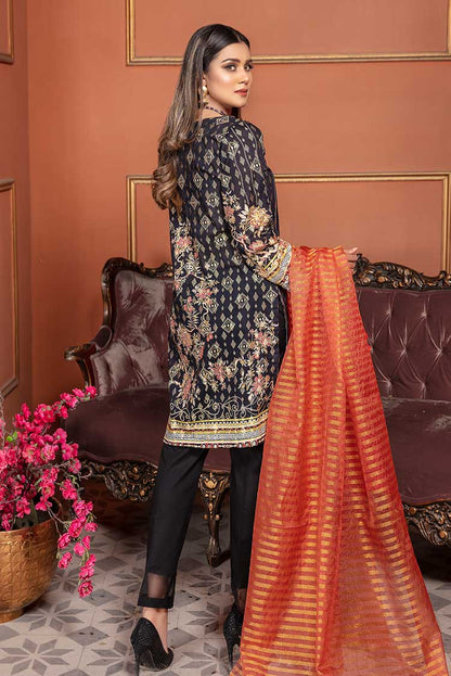 Ellena - Embroidered Jacquard 3-PC Suit