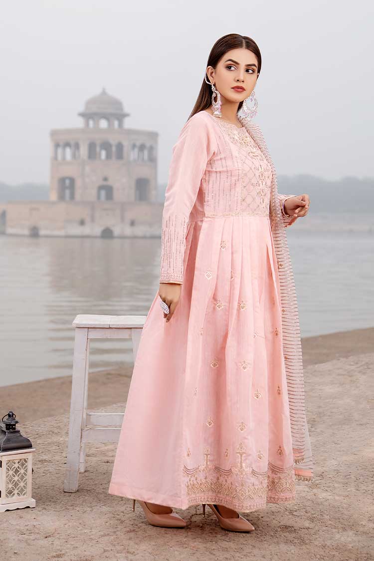 Ellena - 3-PC Stitched Paper Cotton Suit