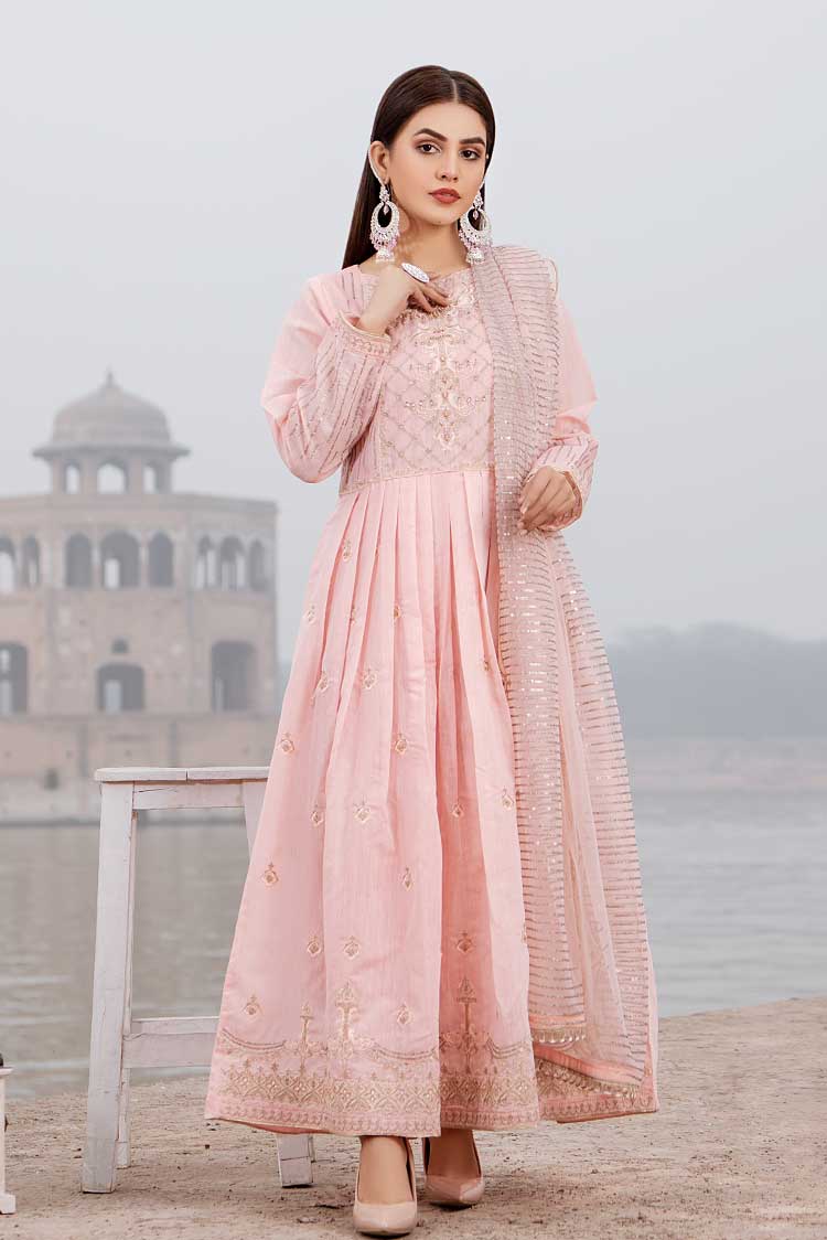 Ellena - 3-PC Stitched Paper Cotton Suit