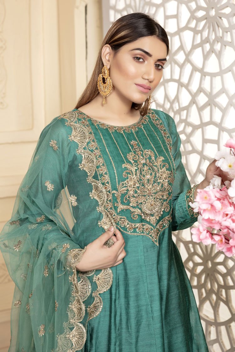 Ellena - 3-PC Stitched Paper Cotton Suit