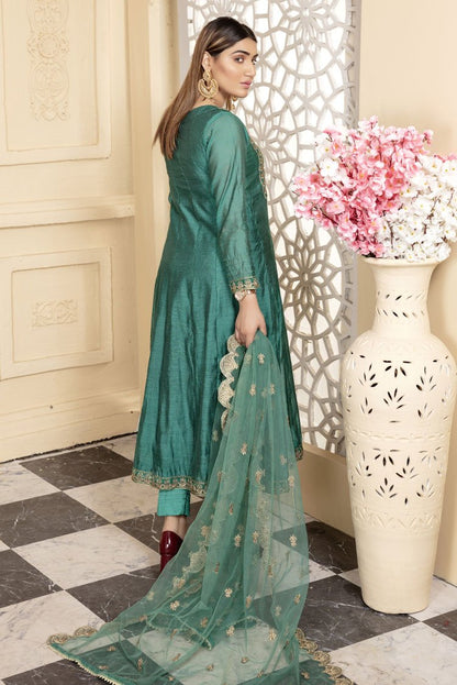 Ellena - 3-PC Stitched Paper Cotton Suit