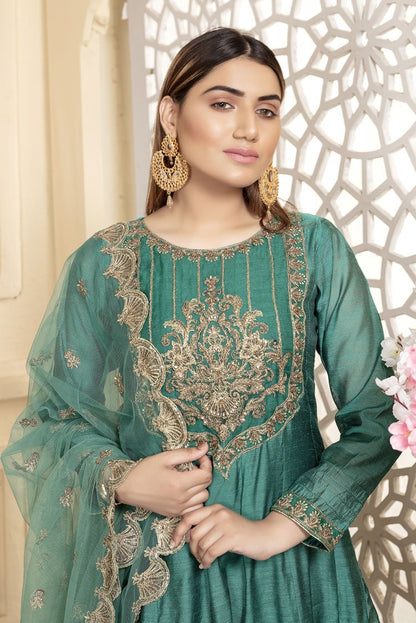 Ellena - 3-PC Stitched Paper Cotton Suit
