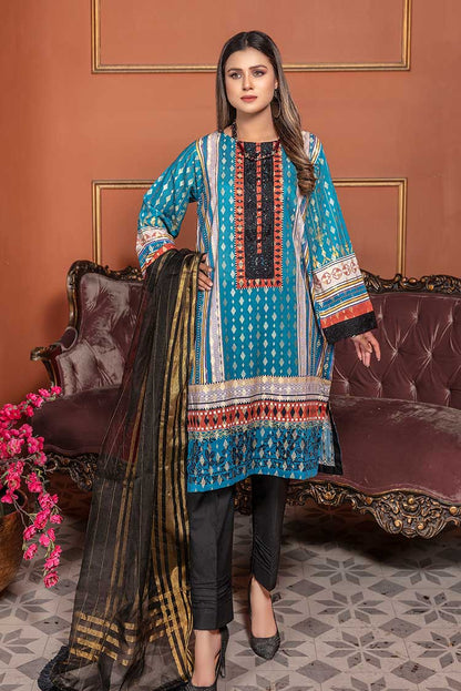 Ellena - Embroidered Jacquard 3-PC Suit