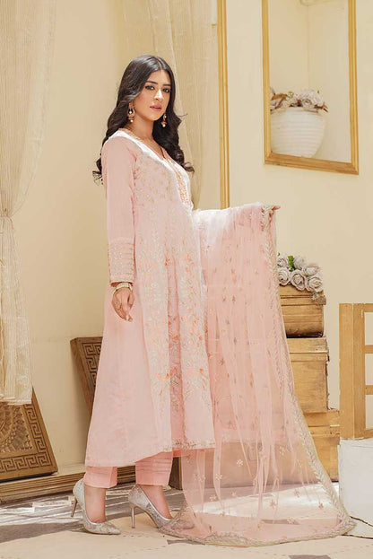 Ellena - 3-PC Stitched Paper Cotton Suit