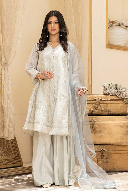 Ellena - 3-PC Stitched Paper Cotton Suit