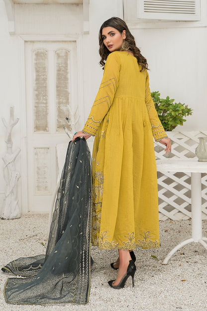 Ellena - 3-PC Stitched Paper Cotton Suit