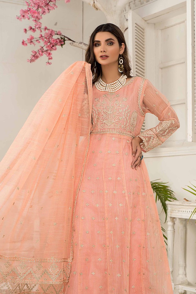 Ellena - 3-PC Stitched Cotton Net Suit