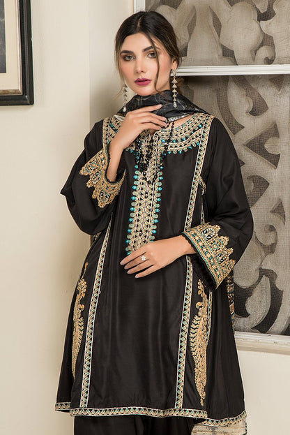 Ellena - 3-PC Stitched Viscose Suit