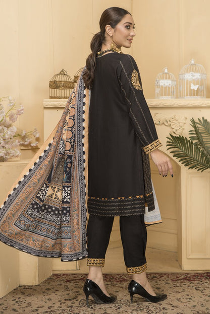 Ellena - 3-PC Stitched Khaddar Suit
