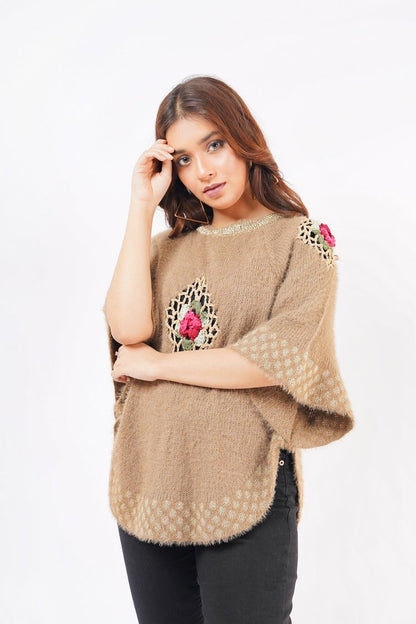 Ellena - Round Neck Pullover Sweater