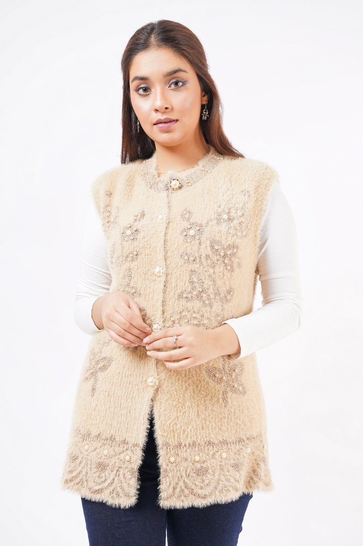 Ellena - Round Neck Cardigan Sweater