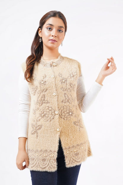 Ellena - Round Neck Cardigan Sweater