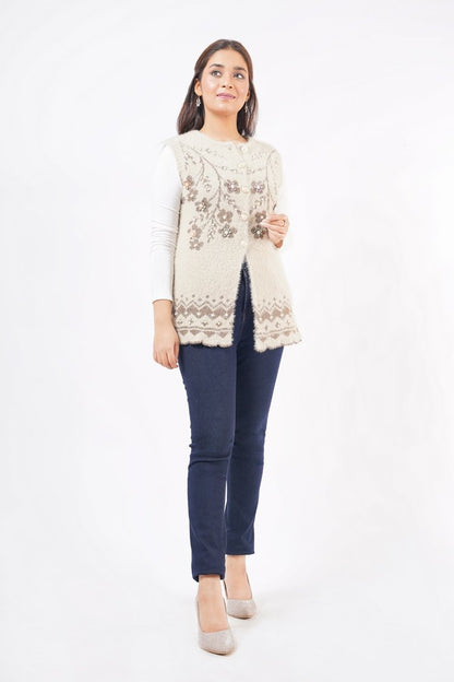 Ellena - Round Neck Cardigan Sweater