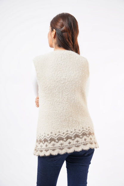 Ellena - Round Neck Cardigan Sweater