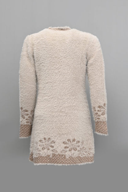 Ellena - Round Neck Cardigan Sweater