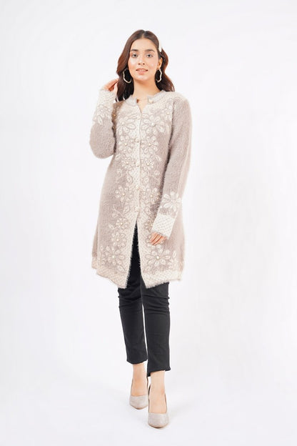 Ellena - Round Neck Cardigan Sweater