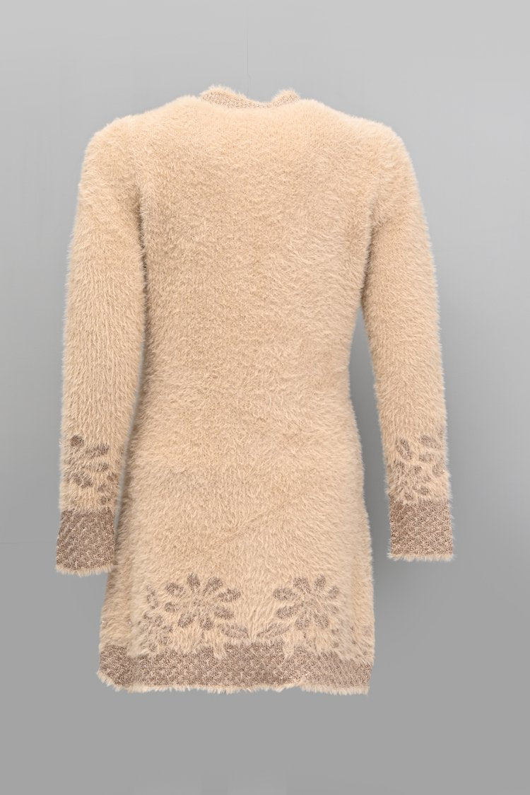 Ellena - Round Neck Cardigan Sweater