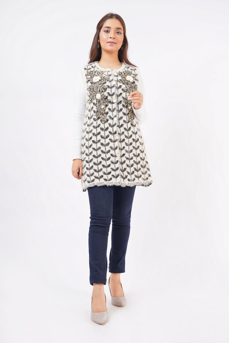 Ellena - Round Neck Cardigan Sweater