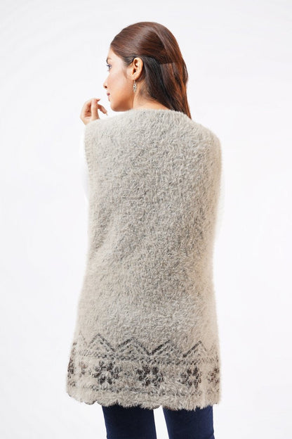 Ellena - Round Neck Cardigan Sweater