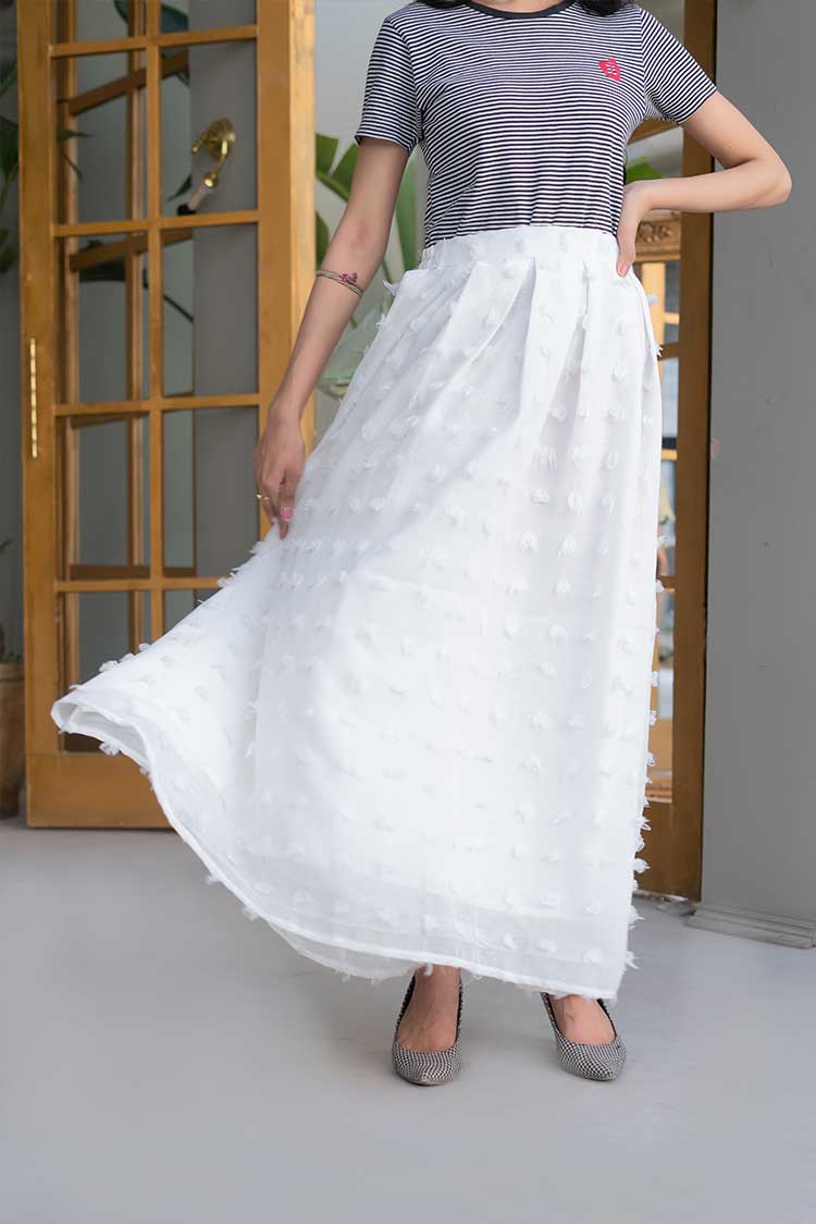 Ellena - A-line Georgette Skirt