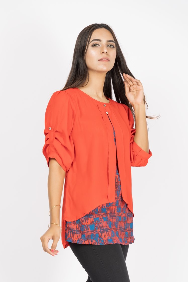 Ellena - Printed Georgette Top