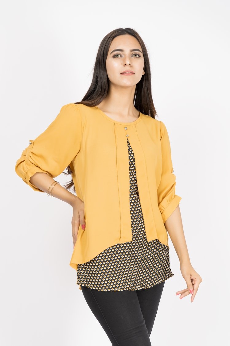 Ellena - Printed Georgette Top