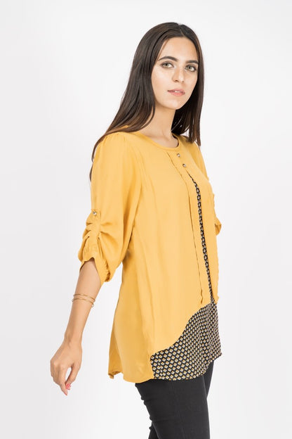 Ellena - Printed Georgette Top