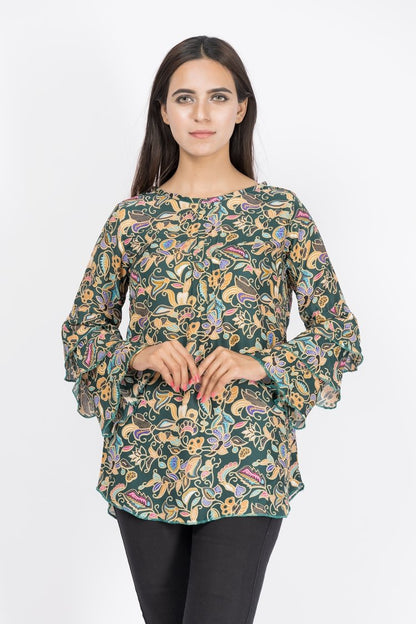 Ellena - Printed Georgette Top