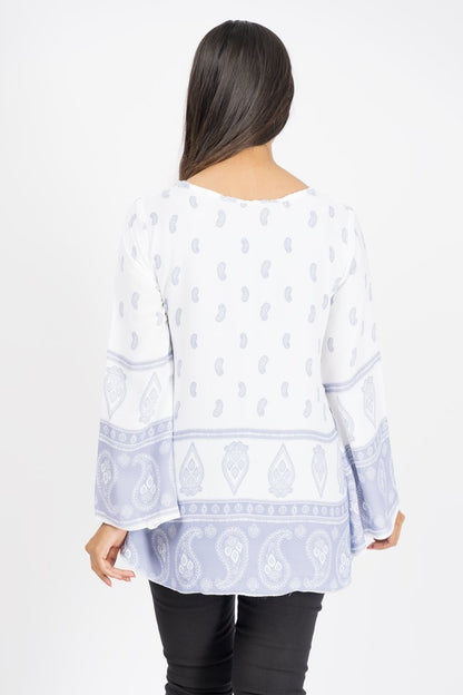 Ellena - Printed Georgette Top