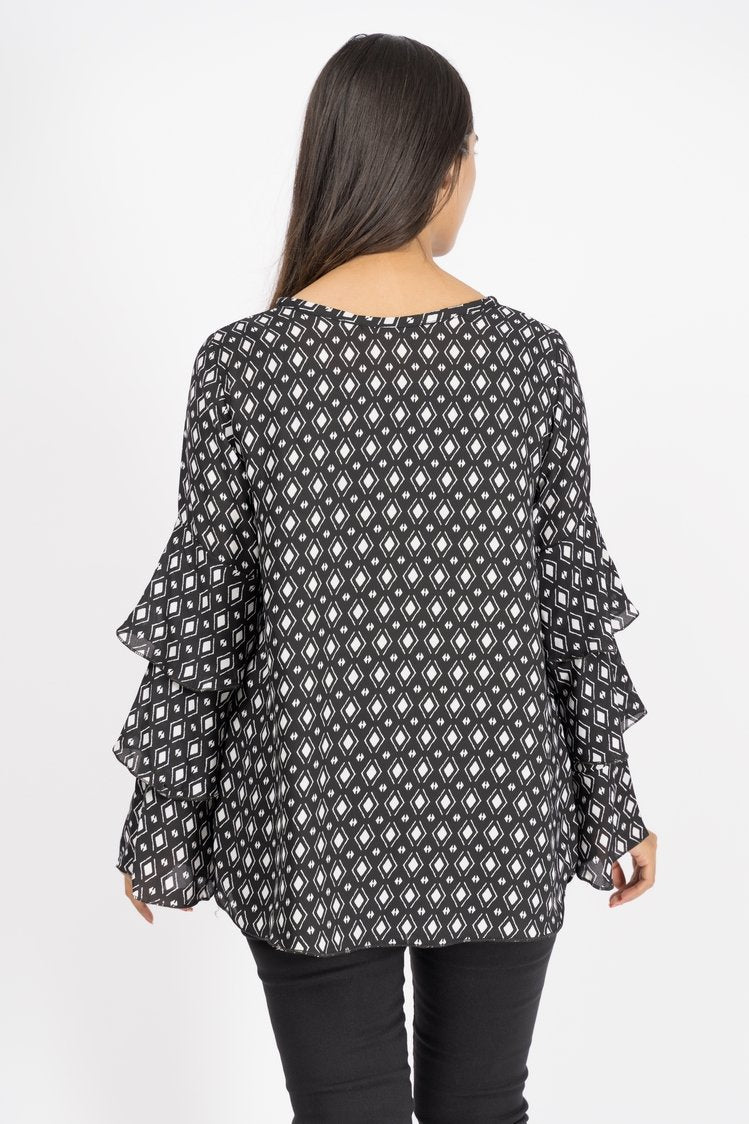 Ellena - Printed Georgette Top