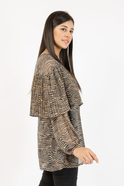 Ellena - Printed Georgette Top