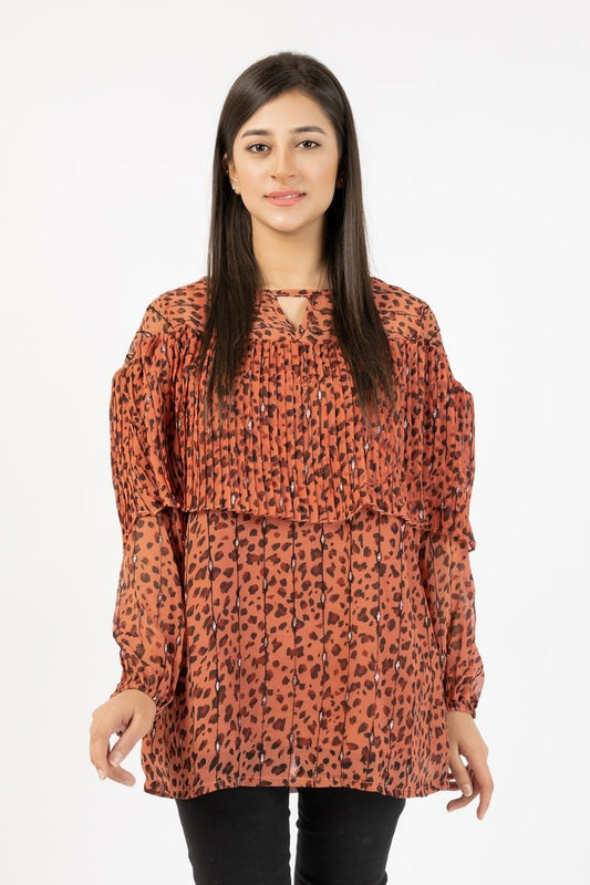 Ellena - Printed Georgette Top