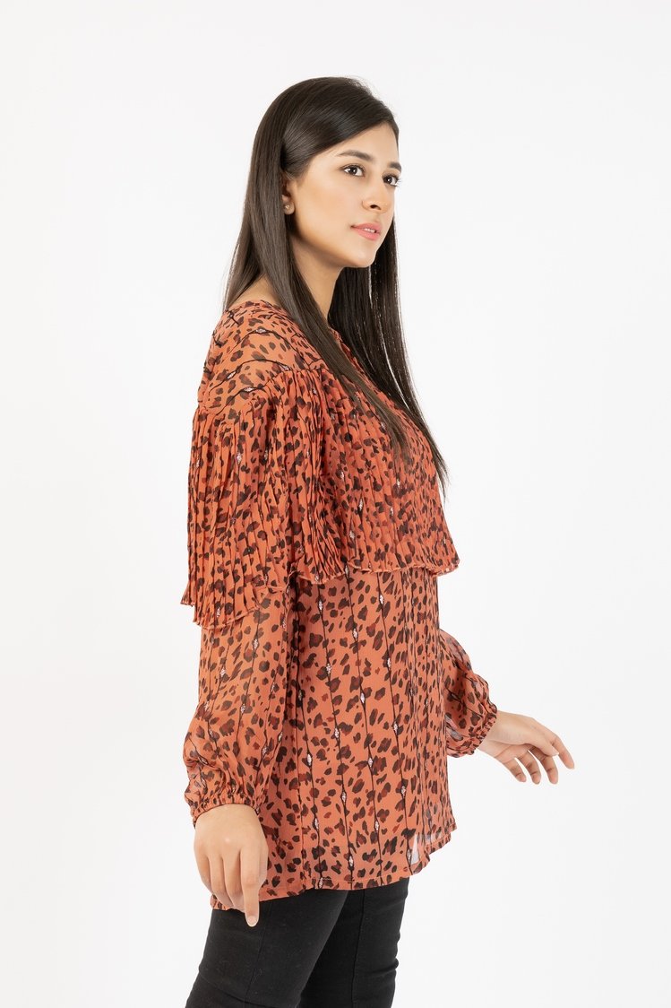 Ellena - Printed Georgette Top