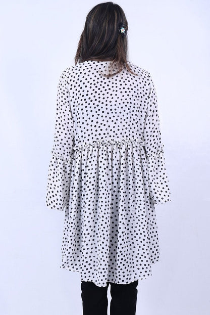 Ellena - Polka Dots Goergette Dress
