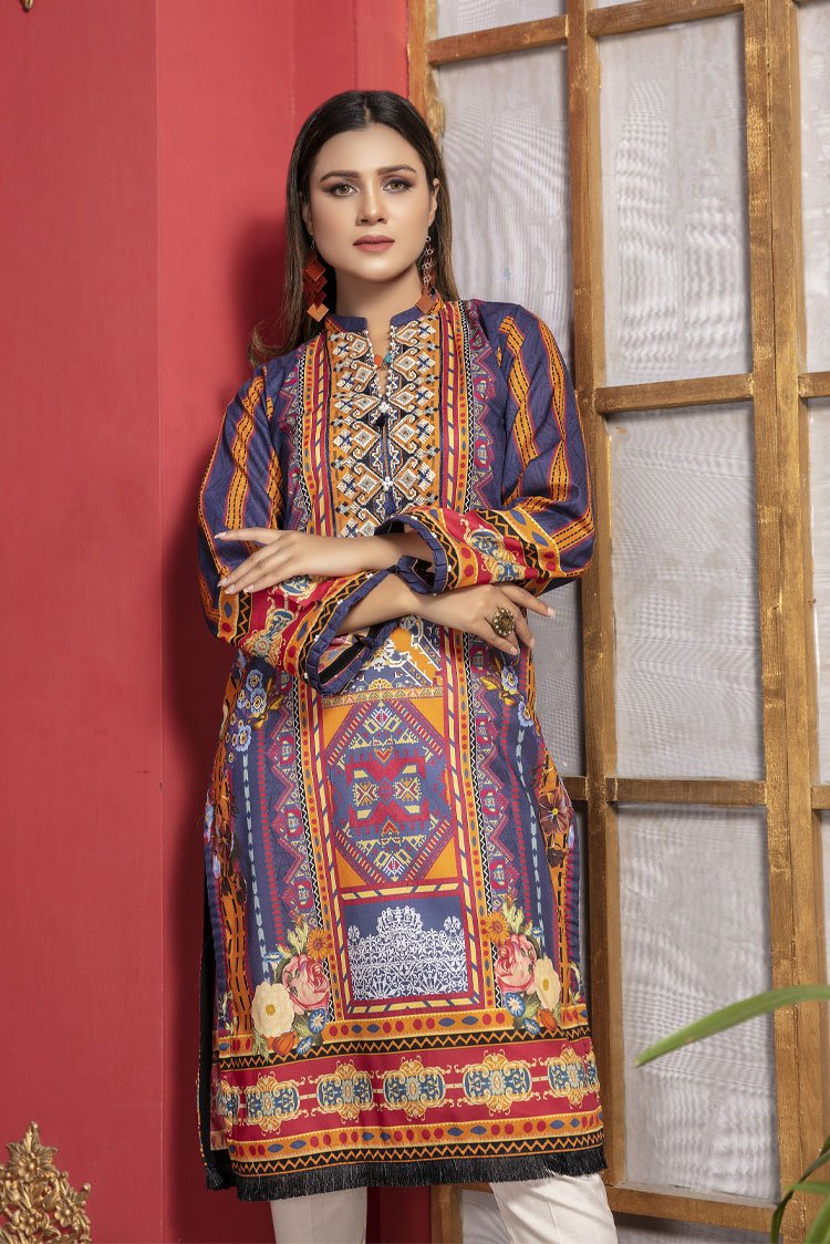 Ellena - 1-PC Stitched Lawn Kurti