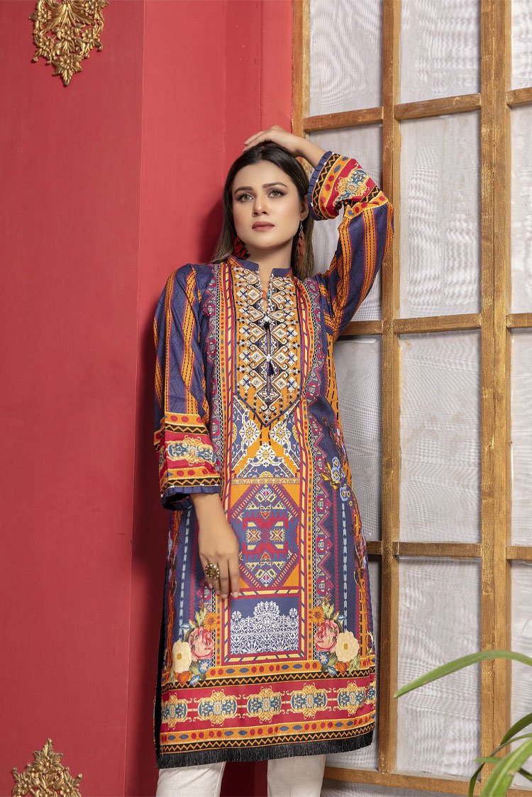 Ellena - 1-PC Stitched Lawn Kurti