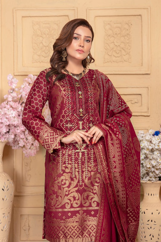Ellena - 1-PC Stitched Jacquard Kurti