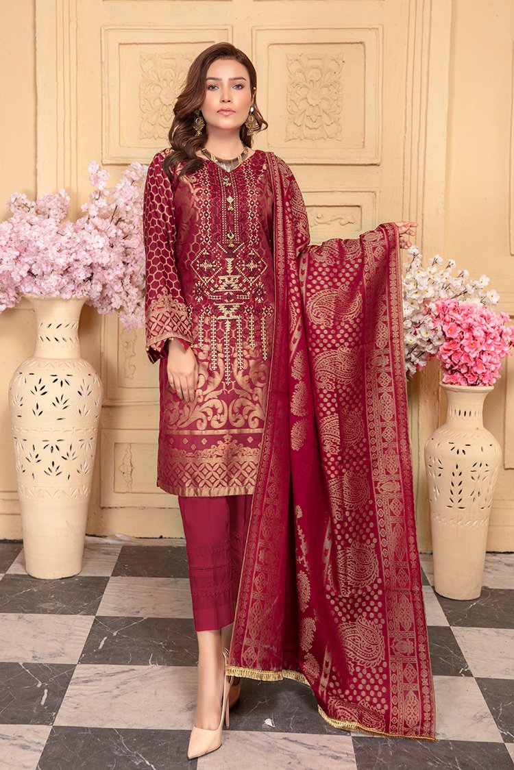 Ellena - 1-PC Stitched Jacquard Kurti