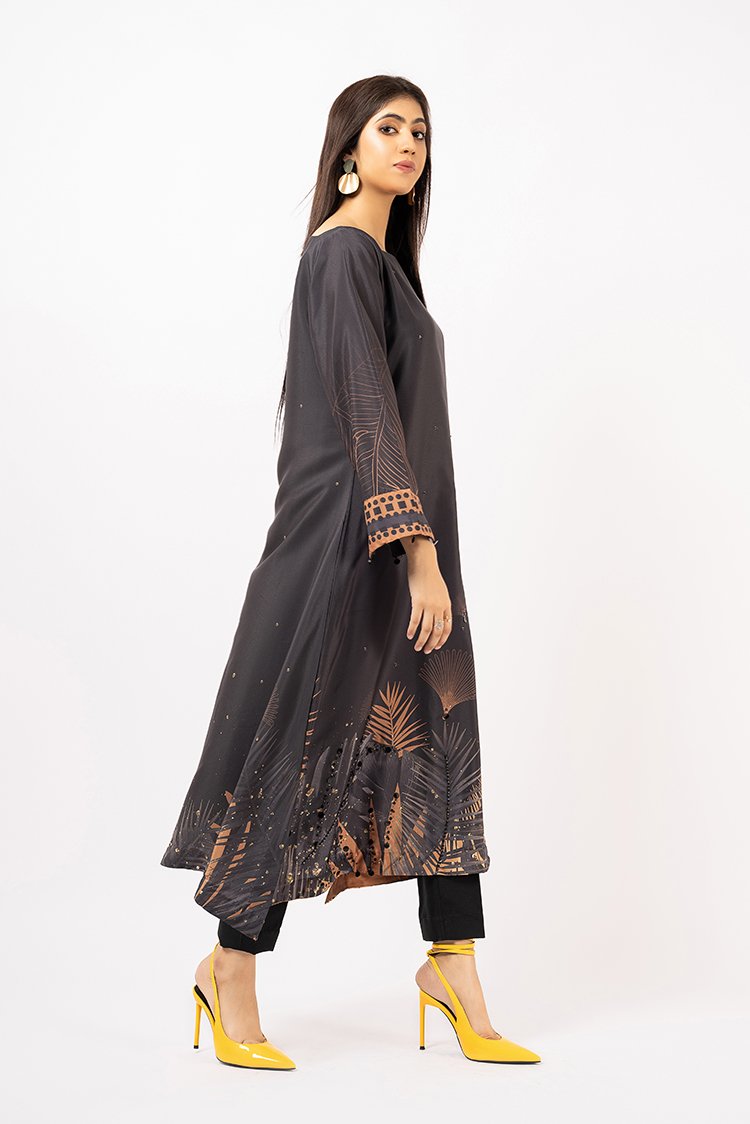 Ellena - 1-PC Stitched Soft Crepe Shirt
