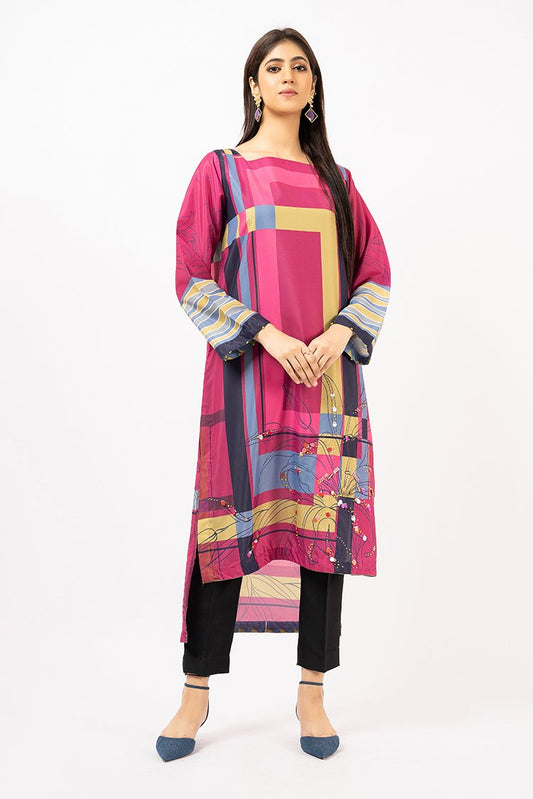 Ellena - 1-PC Stitched Soft Crepe Shirt