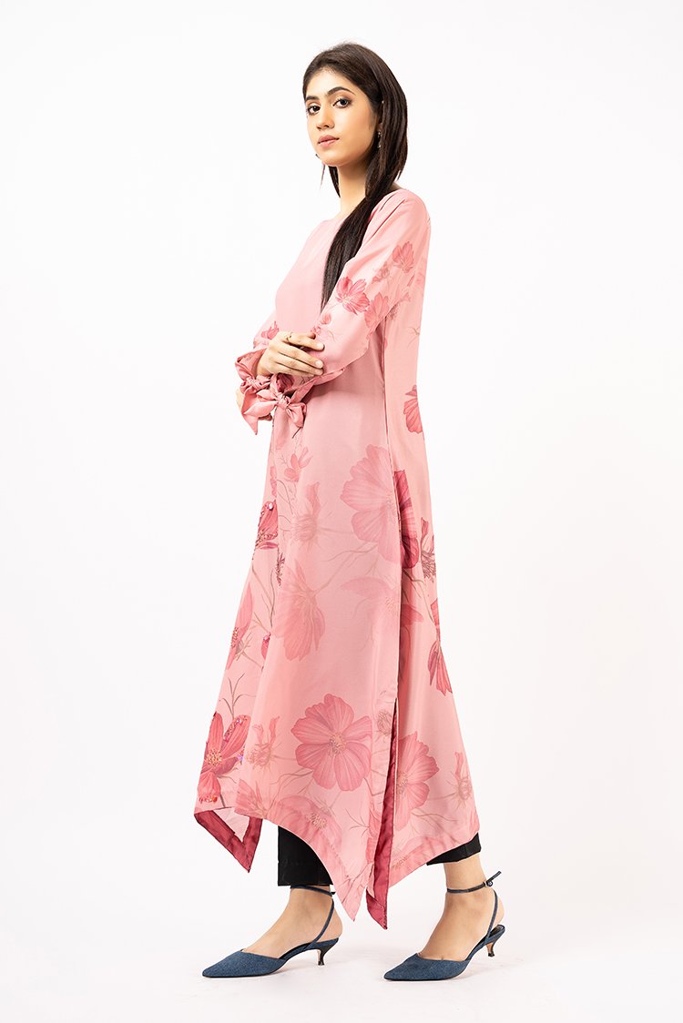 Ellena - 1-PC Stitched Soft Crepe Shirt