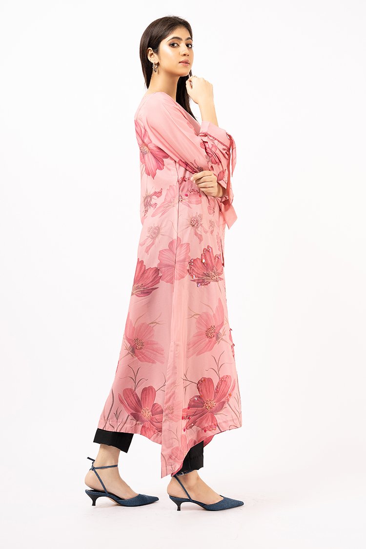 Ellena - 1-PC Stitched Soft Crepe Shirt
