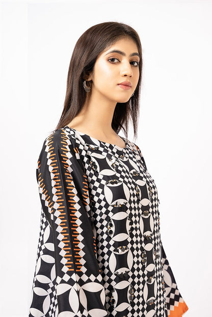 Ellena - 1-PC Stitched Soft Crepe Shirt